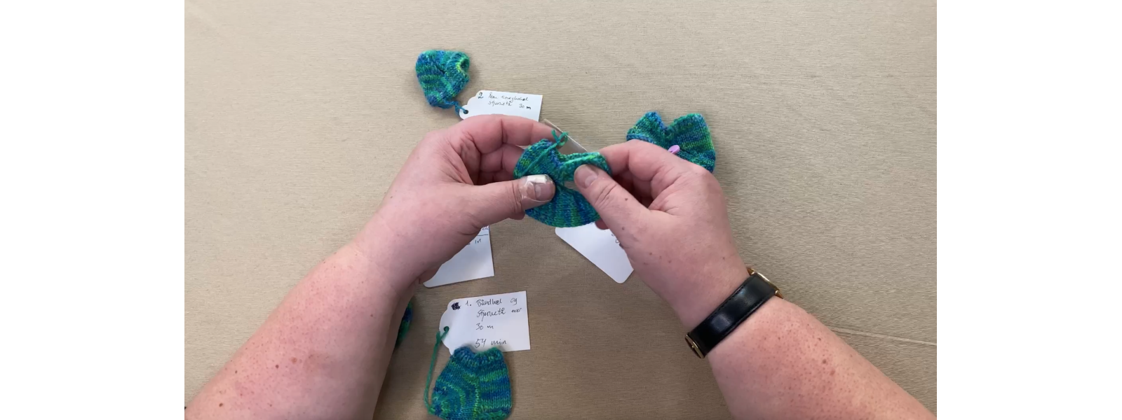 Strik en h�l i flere faconer