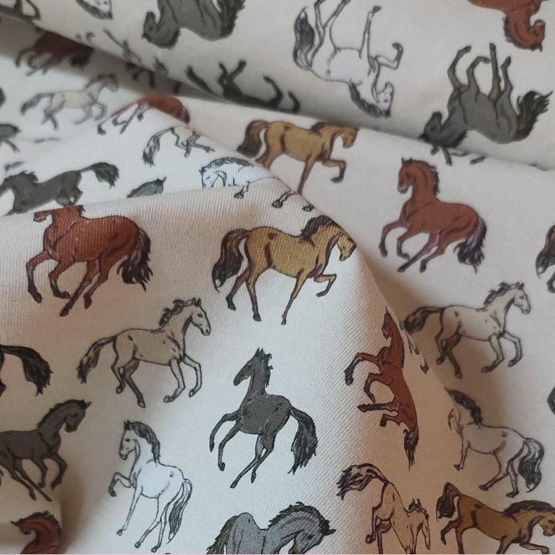 Bomulds Jersey // Heste