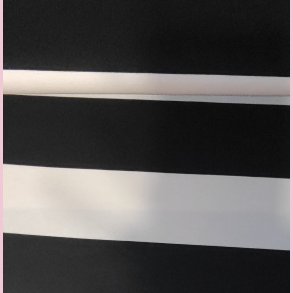 Interlock Vinter // Sort Hvid stribe 7cm 