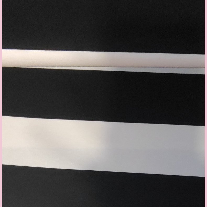 Interlock Vinter // Sort Hvid stribe 7cm 