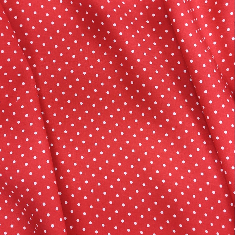 V�vet viskose // Polka Lille R�d 