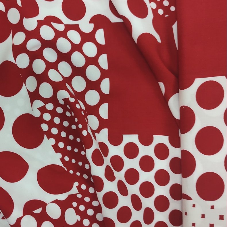 V�vet viskose // Polkas red