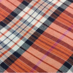 V�vet viskose //  Skotskternet Orange 