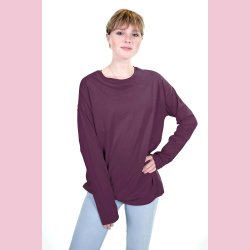 Kraftig Jersey // M�rk Lilla Nr. 19