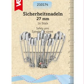Sikkerhedsn�le // 27mm S�lv