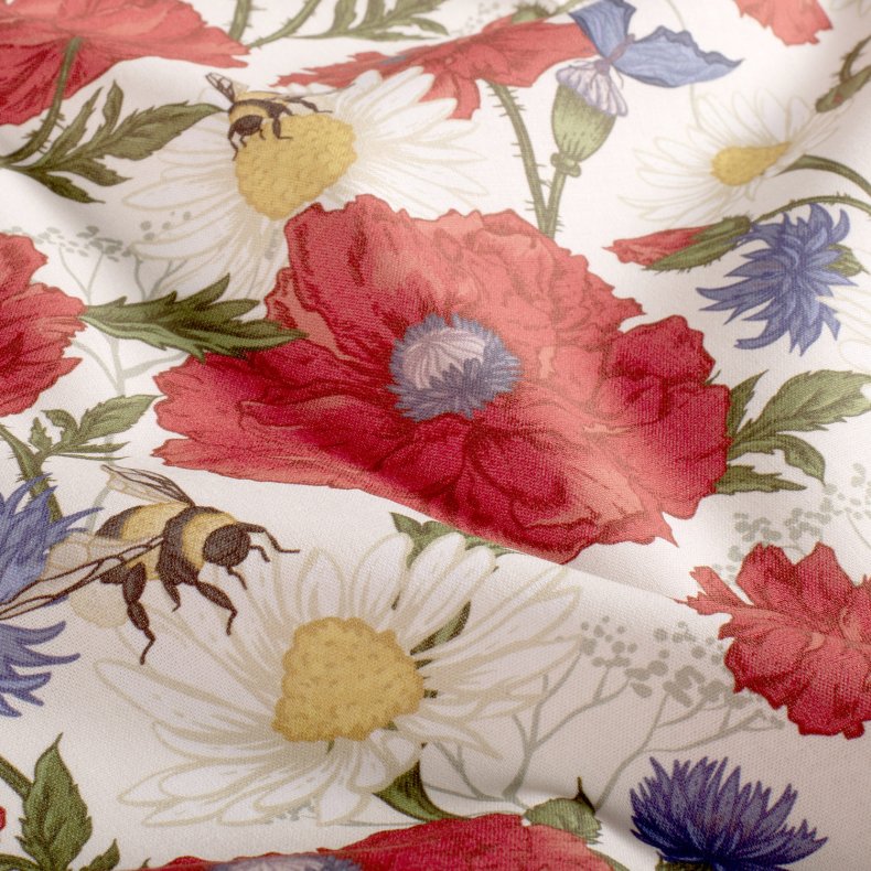 Bomulds poplin // Flowers Wibs