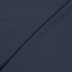 Musselin 7 // St�vet m�rk bl� 