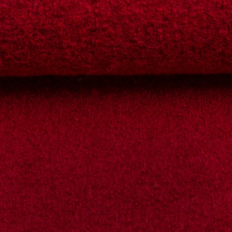 Uld - Valket 249,- Melange R�d Bordeaux