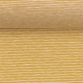 Bomuld Jersey // sm striber gul