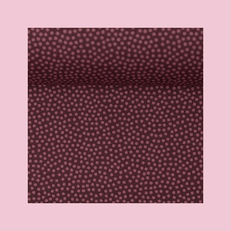 Prik organisk gl. rosa &amp; bordeaux nr. 100-937