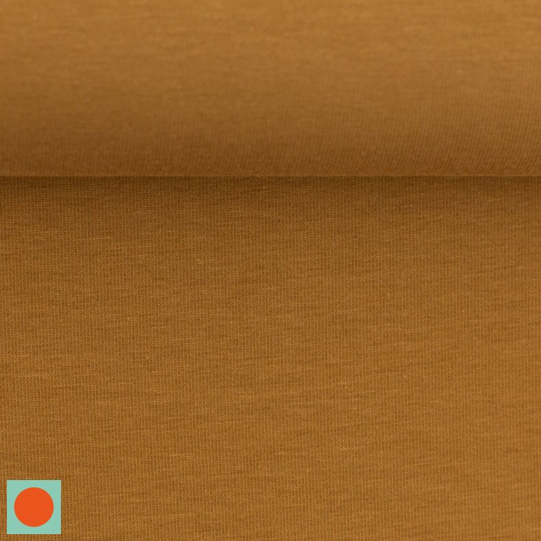 Bomulds jersey 119,- Brun camel 