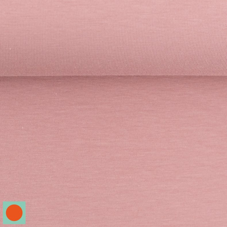 Bomulds jersey 119,- lyserd rosa