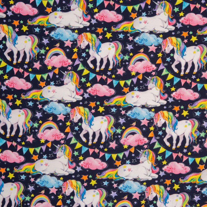 Bomulds Jersey // Unicorn