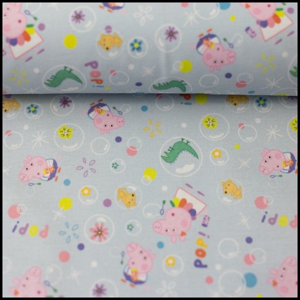 Batist bomuld 149,- Gurli gris Peppa pig gr bl