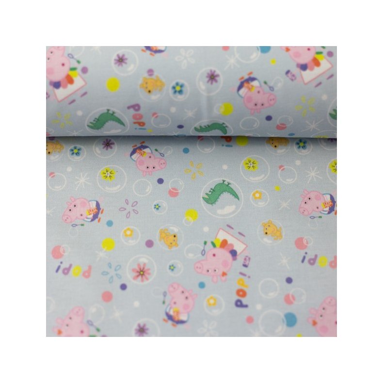 Batist bomuld 149,- Gurli gris Peppa pig gr bl