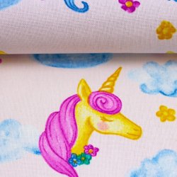 Kraftig bomuld - Enhjrning