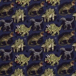 Bomulds L�rred // Dinosauser