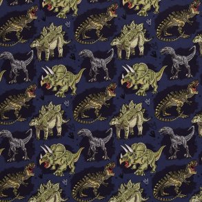 Bomulds L�rred // Dinosauser