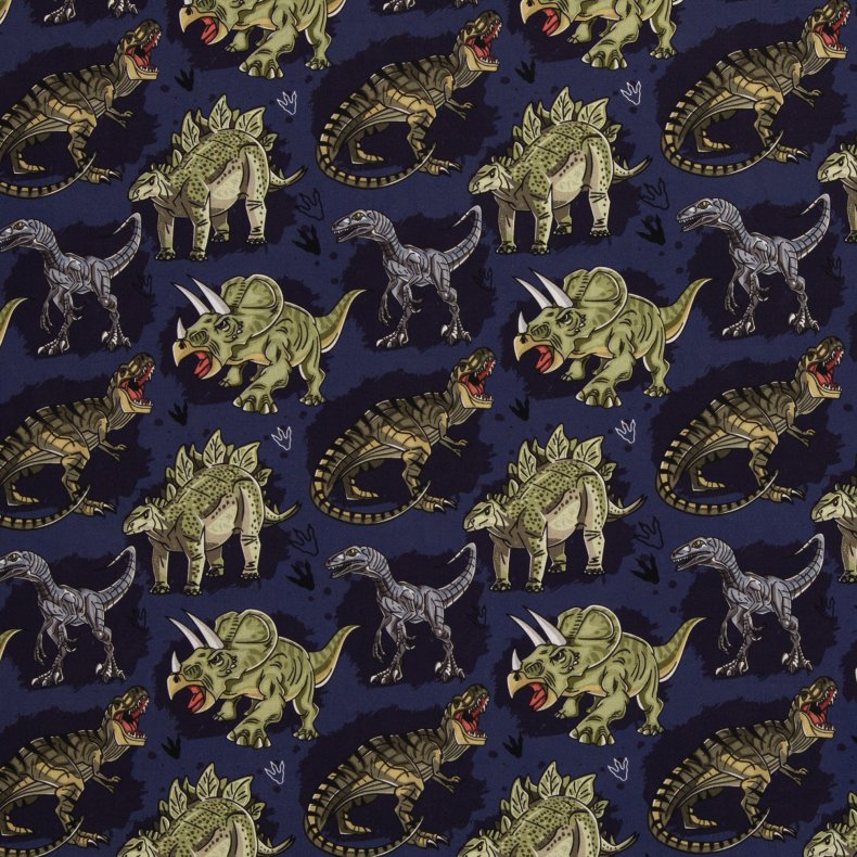 Bomulds L�rred // Dinosauser