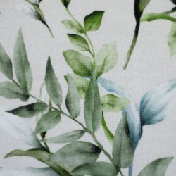 Bomulds Jersey // Green Leaves