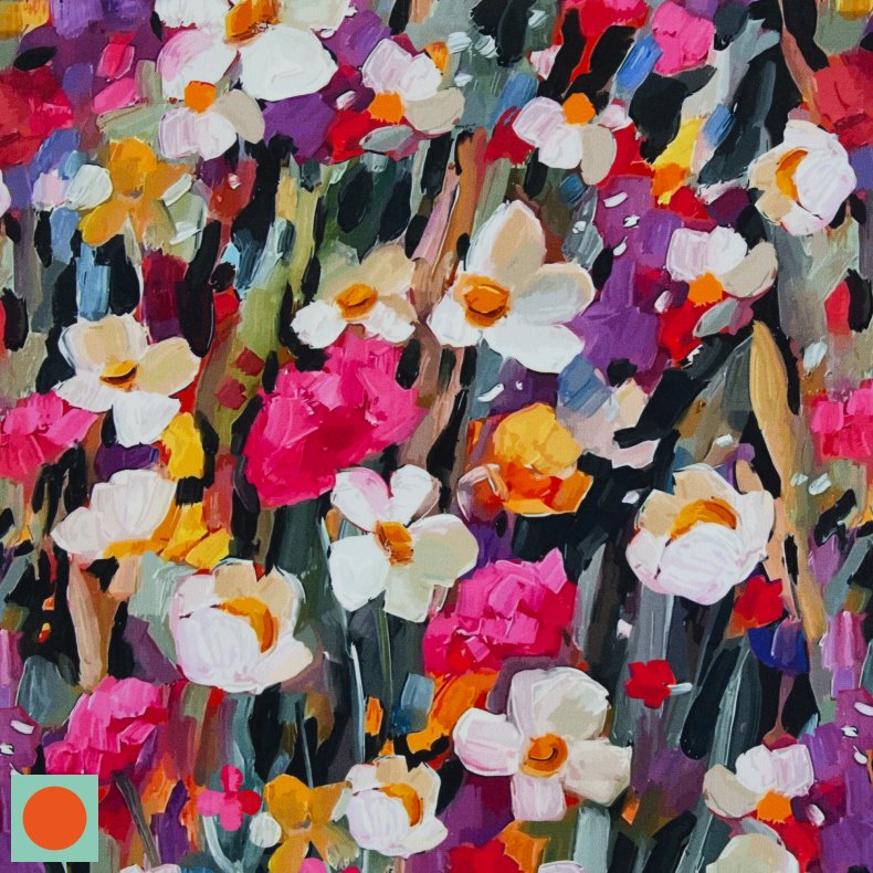 Colourful Flower Art