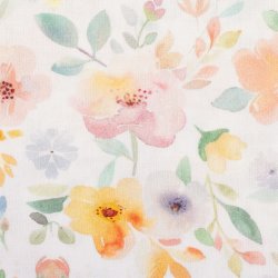 Bomulds Jersey 149,- Akvarel blomst