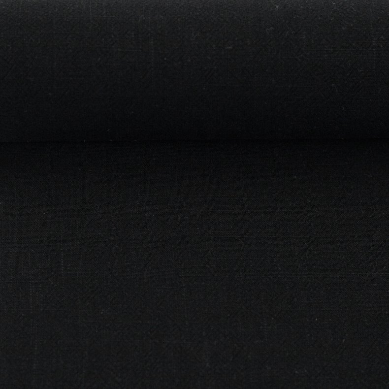 Viskose + h�r // Natur Sort