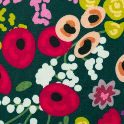 Bomulds Jersey Terry // Malibou Blomster