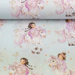 Bomulds Poplin // Eventyr Enhj�rning