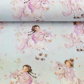 Bomulds Poplin // Eventyr Enhj�rning