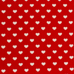 Bomulds Poplin // Hjerter