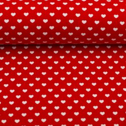 Bomulds Poplin // Hjerter