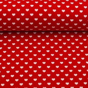 Bomulds Poplin // Hjerter