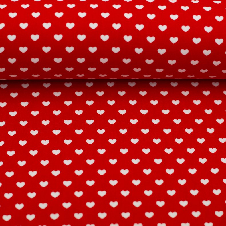 Bomulds Poplin // Hjerter