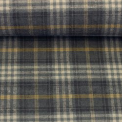 Flannel  // Skotsk Tern Gr� Bl� Beige Okker