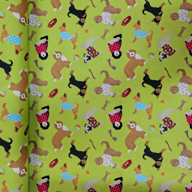 Bomuld l�rred // Green Dogs