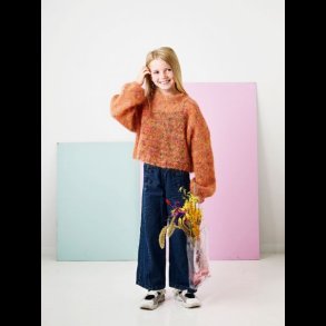 Bella Strikke Opskrift Teenage Brn - Kort og Bred Bluse