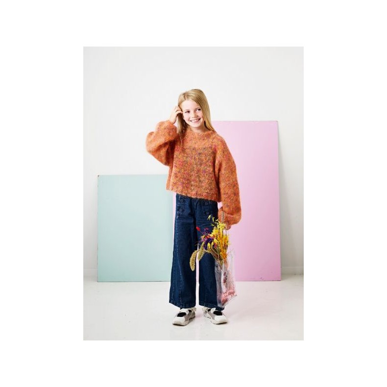 Bella Strikke Opskrift Teenage Brn - Kort og Bred Bluse