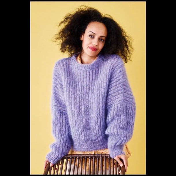 Bella Strikke Opskrift Bred Patent Sweater