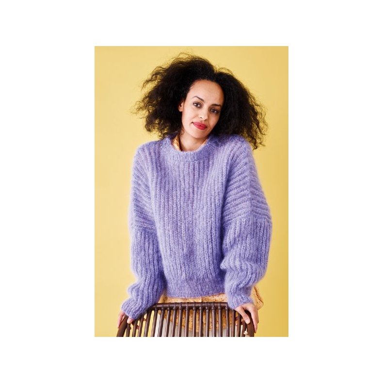 Bella Strikke Opskrift Bred Patent Sweater