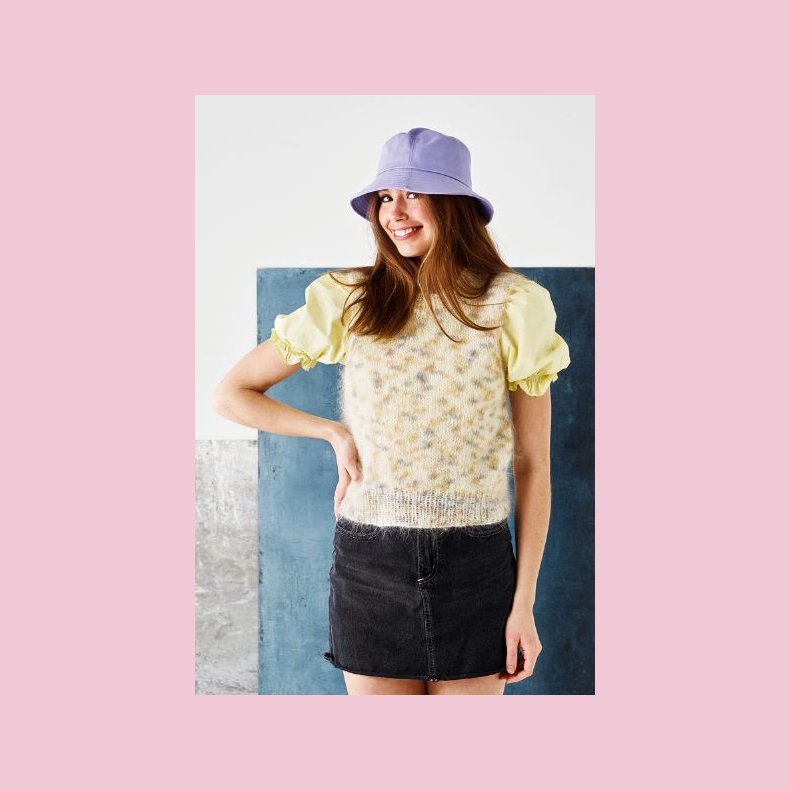 Bella Strikke Opskrift Vest Slipover