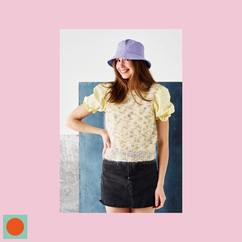 Bella Strikke Opskrift Vest Slipover