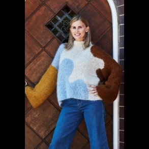 Bella Strikke Opskrift Bred Rib Sweater M/Intars