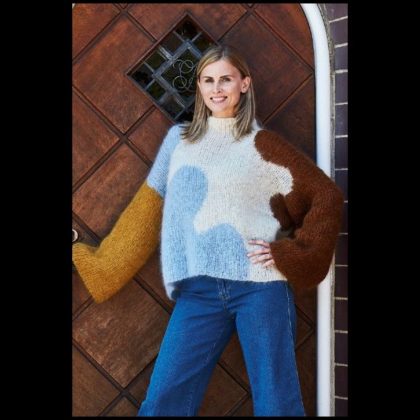 Bella Strikke Opskrift Bred Rib Sweater M/Intars