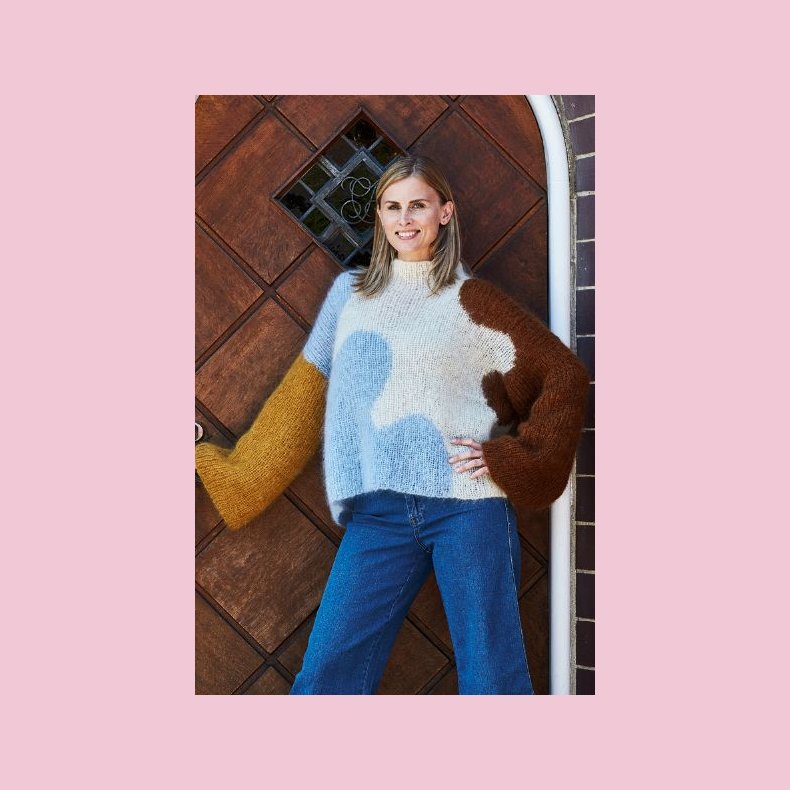 Bella Strikke Opskrift Bred Rib Sweater M/Intars