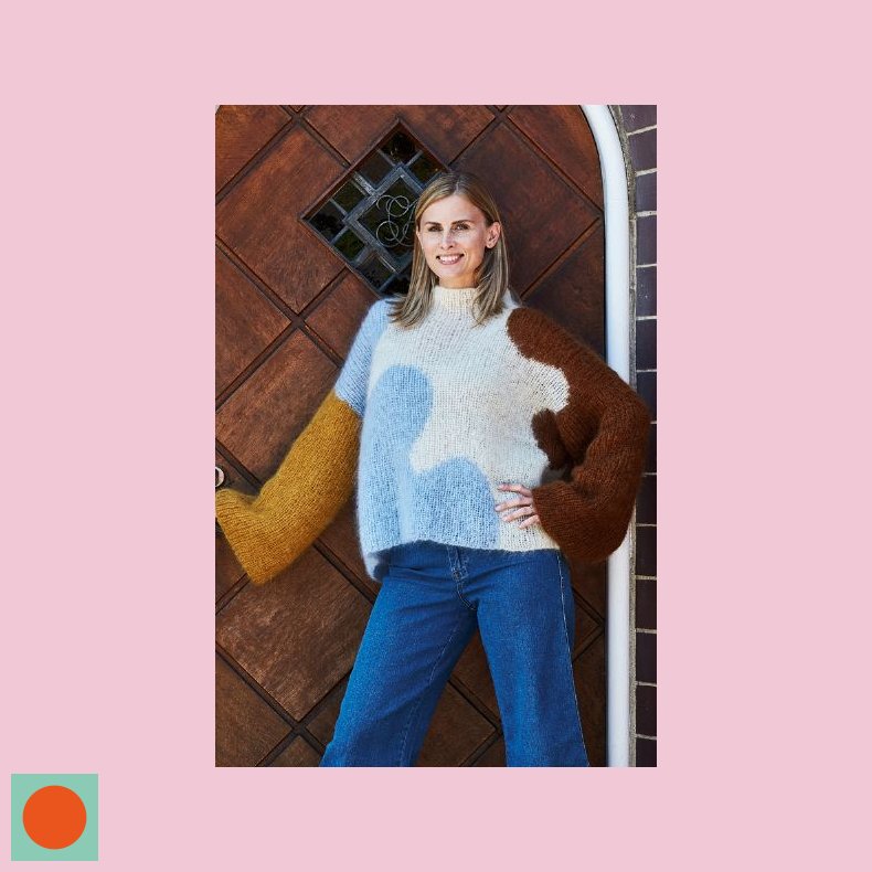 Bella Strikke Opskrift Bred Rib Sweater M/Intars