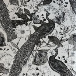 Gobelin // Peacock Black &amp; White