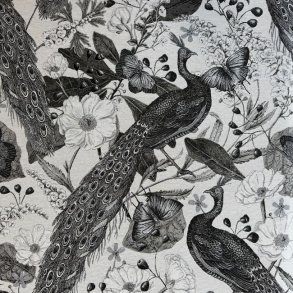 Gobelin // Peacock Black & White