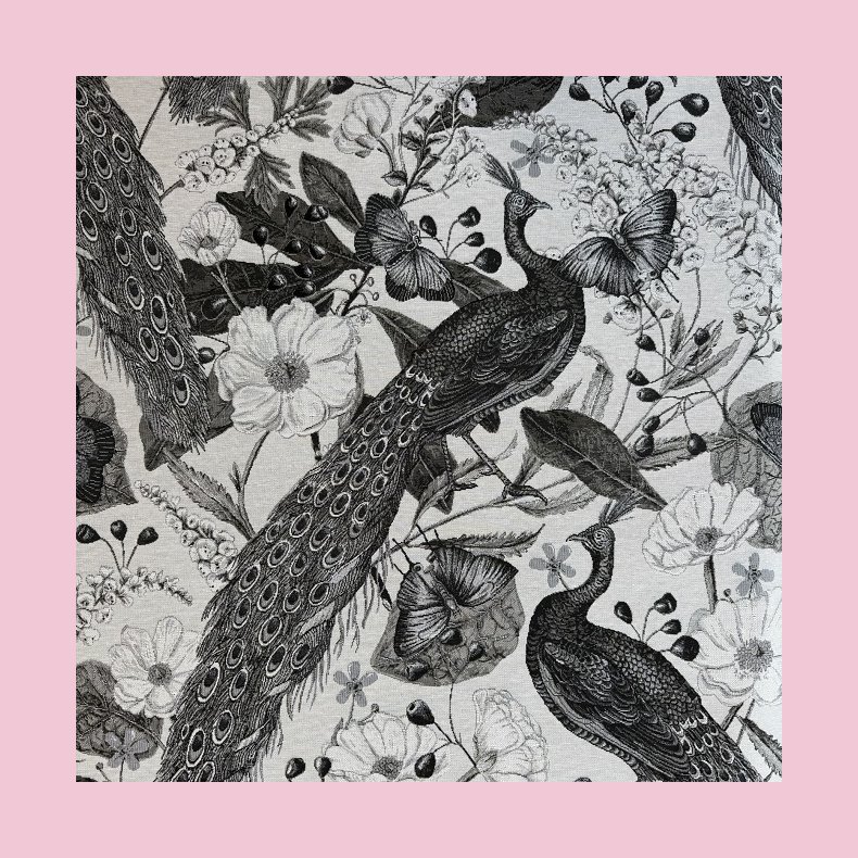 Gobelin // Peacock Black &amp; White