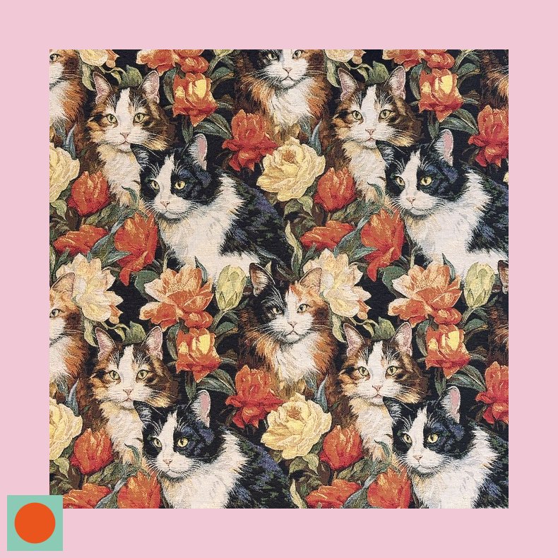 Gobelin // Cat Cosy Floral